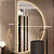 Espelho Meia Lua Lapidado com LED - Decorativo - Imagem 3