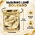 Saco Lamê Dourado Tamanho 7x9cm, Pacote 10 unidades Dourado - Imagem 2