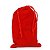 Kit 50 Pçs Saquinho de Veludo Tam. 10x15 Vermelho Com Cordão - Imagem 2