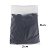 Kit 50 Saco Plástico Com Ziper Trilho Branco fosco 25x35cm - Imagem 2