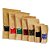 50 Unidades Saco Standup Hermético 16x26 cm Kraft Fecho Zip - Imagem 1