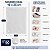 Kit Saco ziper trilho fosco branco com 50 un tam. 18x25 cm - Imagem 3