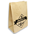 Kit 10 Sacos Kraft Para Delivery Natural Estampado Tamanho 15x23,5x33cm - Imagem 3
