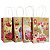Kit 12 Sacolas de Presente Kraft Love Story 25x18x9cm - Imagem 1