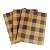 Kit 12 Unidade Sacolas Kraft 24x19x8cm Quadriculado - Imagem 4