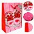 Kit 12 sacolas de Papel Sortidas Plástificadas tema romantico 23x18x8cm - Imagem 3