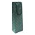 Kit 10 Sacola Para Presente Garrafa Verde Xadrez 35x11x8cm Premium - Imagem 2