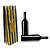 Sacolas Para Presente Garrafa de Vinho Premium Listras Marinho c/ Ouro Tam 35x11x8cm Pacote com 10 unidades - Imagem 1