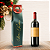 Kit 10 Sacolas Kraft de garrafa Vinho Natal 39x8x8cm - Imagem 10