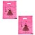 Kit 100 unidades Sacola 30x40 Vestido Rosa Gramatura 0,35 - Imagem 4