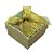 24 Caixinha Para Aianças e Aneis 4x4cm 3D Dourado e Prata - Imagem 3