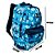 Mochila de Costas Sexy Machine em Poliester Floral Azul Floral - Imagem 2
