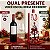 Kit 12 sacolas de papel para vinho 11x9x36cm Natalino - Imagem 3