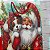 Kit 12 Sacolas de Presente Natalinas Papai Noel 26x32x10cm - Imagem 4