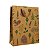 Kit 12 Sacolas de Presente Kraft Floral Sortidas 24x18x7cm - Imagem 8
