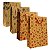 Kit 12 Sacolas de Presente Kraft Floral Sortidas 24x18x7cm - Imagem 1