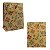 Kit 12 Sacolas de Presente Kraft Floral Sortidas 14x11x5cm - Imagem 2
