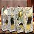 Kit 12 Sacolas para Vinho Premium Dourada 12x36x9cm - Imagem 1