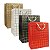 Kit 12 Sacolas de papel de Luxo Quadriculada 23x18x10cm - Imagem 1
