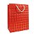 Kit 12 Sacolas de papel de Luxo Quadriculada 23x18x10cm - Imagem 9