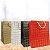 Kit 12 Sacolas de papel de Luxo Quadriculada 26x32x10cm - Imagem 1