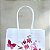 Kit 12 Sacolas de Papel para Presente tema Floral 19x9x26cm - Imagem 4