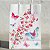 Kit 12 Sacolas de Papel para Presente tema Floral 19x9x26cm - Imagem 3