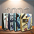 Kit 12 Sacolas de Papel para Presente Masculino 19x9x26cm - Imagem 1