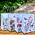 Kit 12 Sacolas de Papel para Presente tema Floral 15x8x21cm - Imagem 1