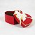 3 Caixas Coração para Presente Vermelha com Laço Decorado - Imagem 5