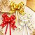 200 Unidades Laço Fácil Fio Dourado 12mm x 23cm Sortidos - Imagem 1