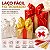 200 Unidades Laço Fácil Fio Dourado 18mm x 34cm com 3 cores Sortidas - Imagem 4