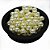Perola Abs Meio Furo Cor Creme Pacote com 100 unidades Creme MF 8 mm - Imagem 4