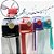 Garrafa De Água Squeeze Academia 700ML Com Canudo - Imagem 1