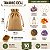 Kit com 10 Saquinhos de Juta 10x15 cm Cor Dourado com Cordão para Fechamento - Imagem 6