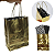 Kit 10 Sacolas Kraft Metalizado 21x15x8 cm Modelo Premium - Imagem 2