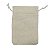 10 Sacos de algodão Cru 7x9 cm com cordão para fechamento - Imagem 6