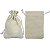 10 Sacos de algodão Cru 7x9 cm com cordão para fechamento - Imagem 3