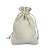 10 Sacos de algodão Cru 8x10 cm com cordão para fechamento - Imagem 6