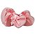 Kit 3 Caixas Para Presente Formato Coração Rosa com Laço - Imagem 2