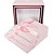 Kit com 3 Caixas De Presente Cor Rosa Resistentes 3 Medidas - Imagem 4