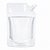 Saco Plástico Drinks 380ml Com Tampa Reutilizável 50 pçs - Imagem 1