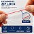 Saco Zip Lock 10x15 cm, 100 unidades Transparente Zip Lock - Imagem 2