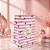 12 Sacolas de Papel Para Presente 15x8x21cm Com Alça Rosa - Imagem 8
