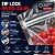 Kit 50 Saco Stand Up Pouch 14x22cm Metalizado com Zip Lock - Imagem 3