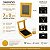 Kit com 12 Caixinhas para Conjunto com Visor 7x9 cm Dourado - Imagem 3