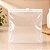 Saco Zip PVC Transparente 12x12cm Kit 50 Unidades - Imagem 1