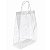 Kit 12 Sacolas Plasticas Transparentes com alça 20x28x10cm - Imagem 4