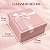 Caixa Para Presente Rosa com Laço decorativo Kit 3 Peças - Imagem 5