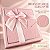 Caixa Para Presente Rosa com Laço decorativo Kit 3 Peças - Imagem 3